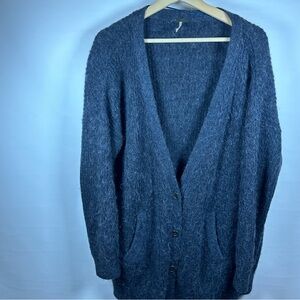 Free people deep v cardigan sweater